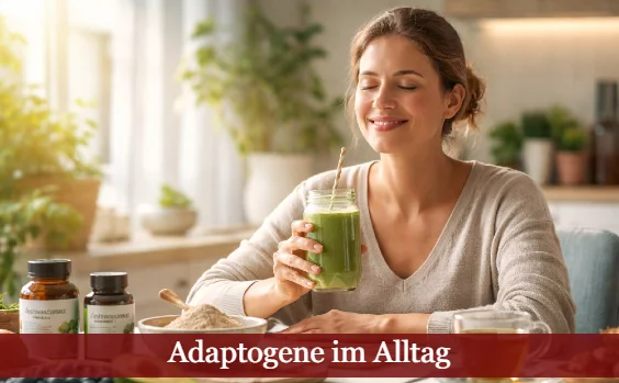 Frau trinkt Smoothie